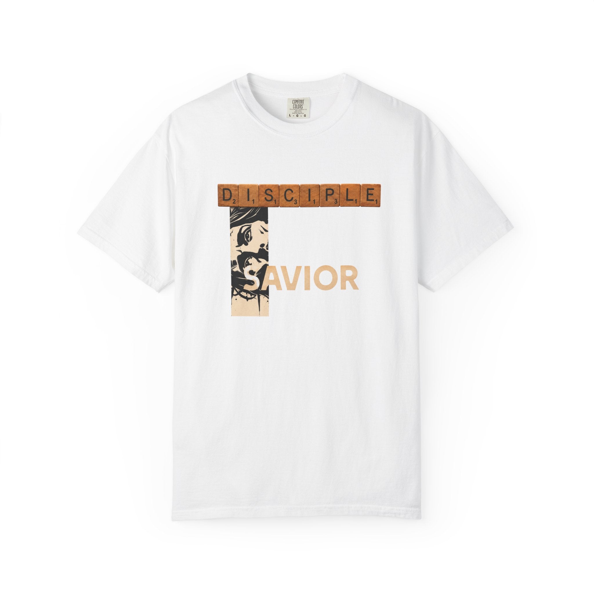 Unisex Garment-Dyed T-Shirt - Scrabble Revelations Game Board Set Gift