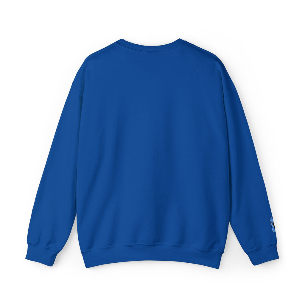 NC Paw Letterman Crewneck Sweatshirt —North Carolina Vintage School Spirit