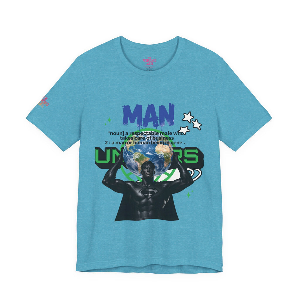 T-Shirt All Man, World on His Shoulders Trend Gift