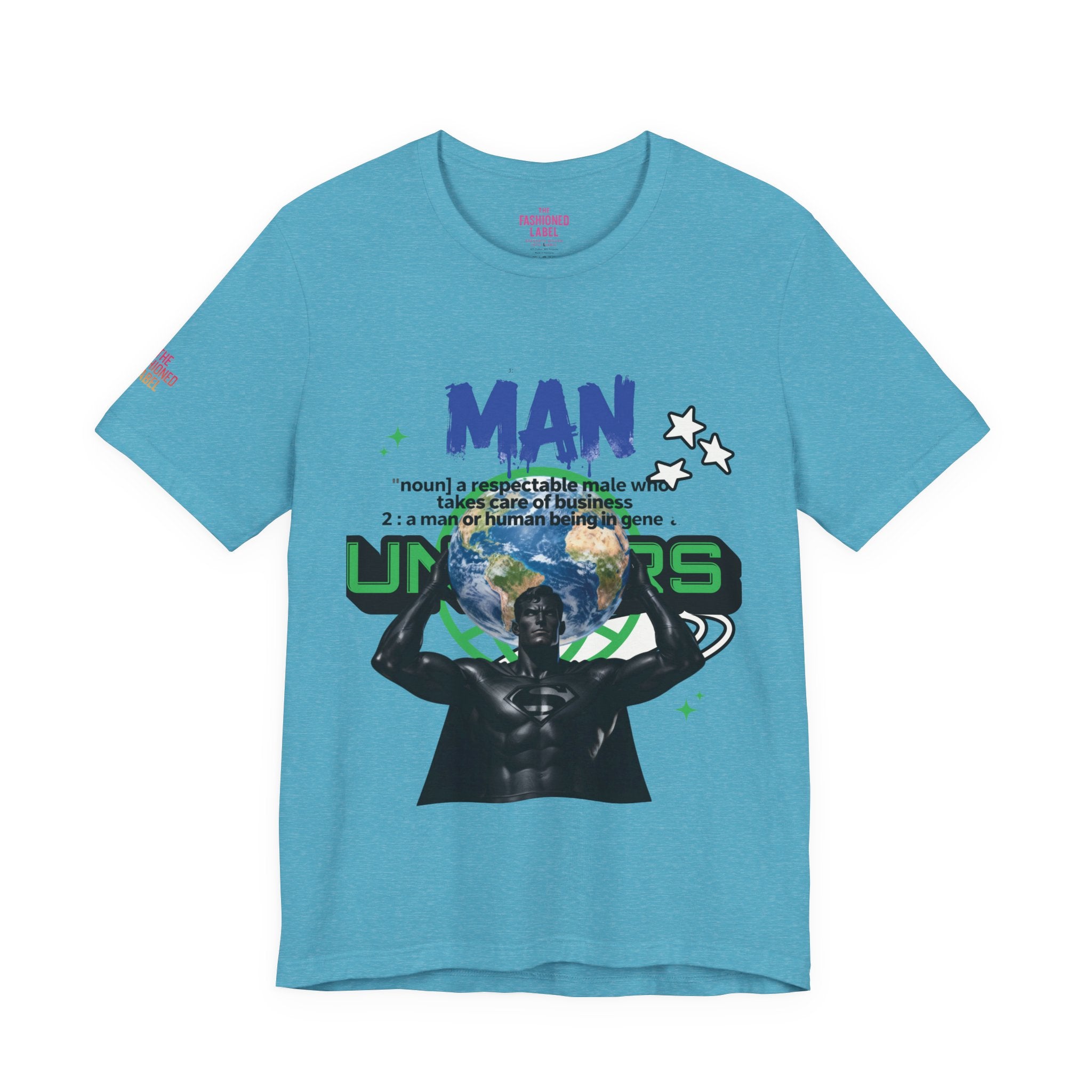 T-Shirt All Man, World on His Shoulders Trend Gift
