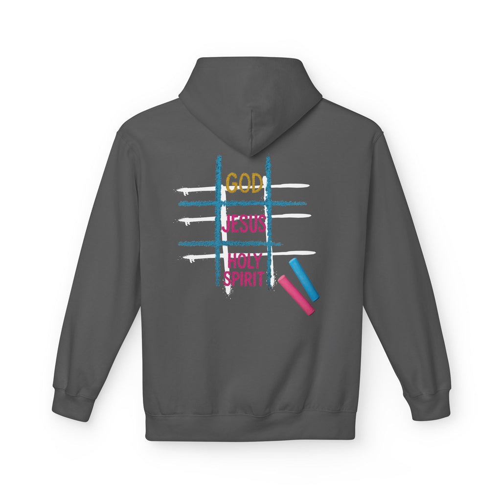 Tic Tac Toe Trinity Hoodie - God Jesus Holy Spirit