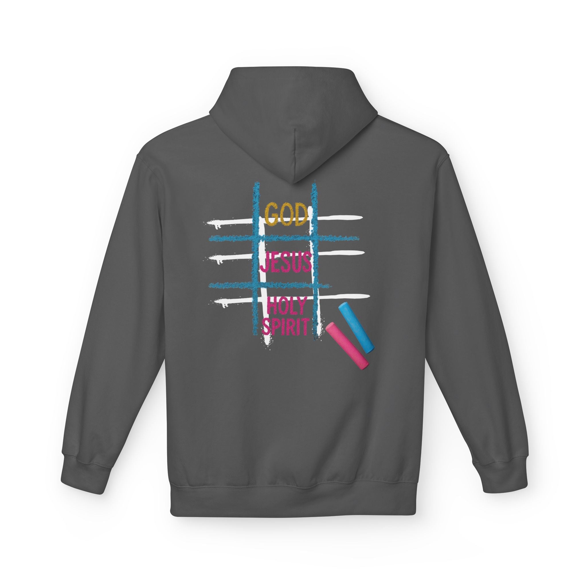 Tic Tac Toe Trinity Hoodie - God Jesus Holy Spirit
