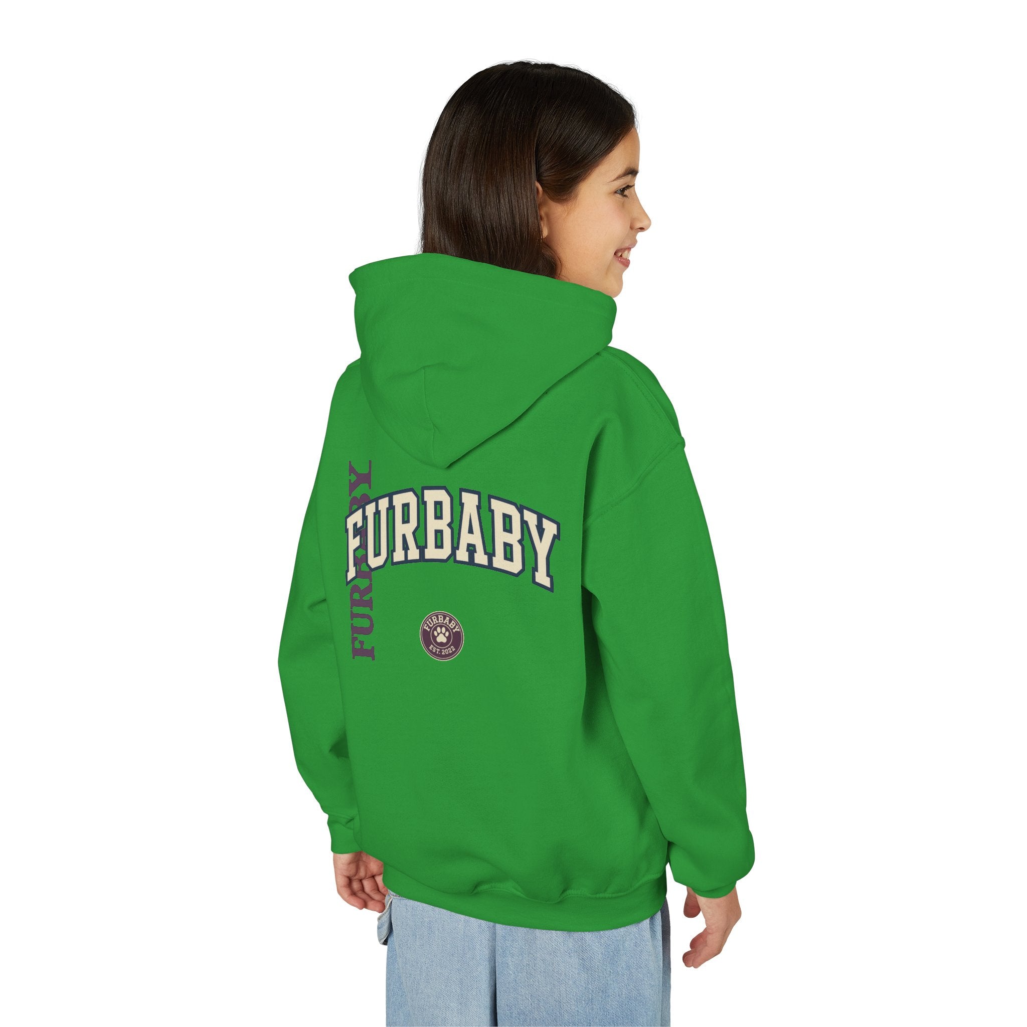 Furbaby Youth Hoodie — Cute Pet Lover Kids' Hooded Sweatshirt