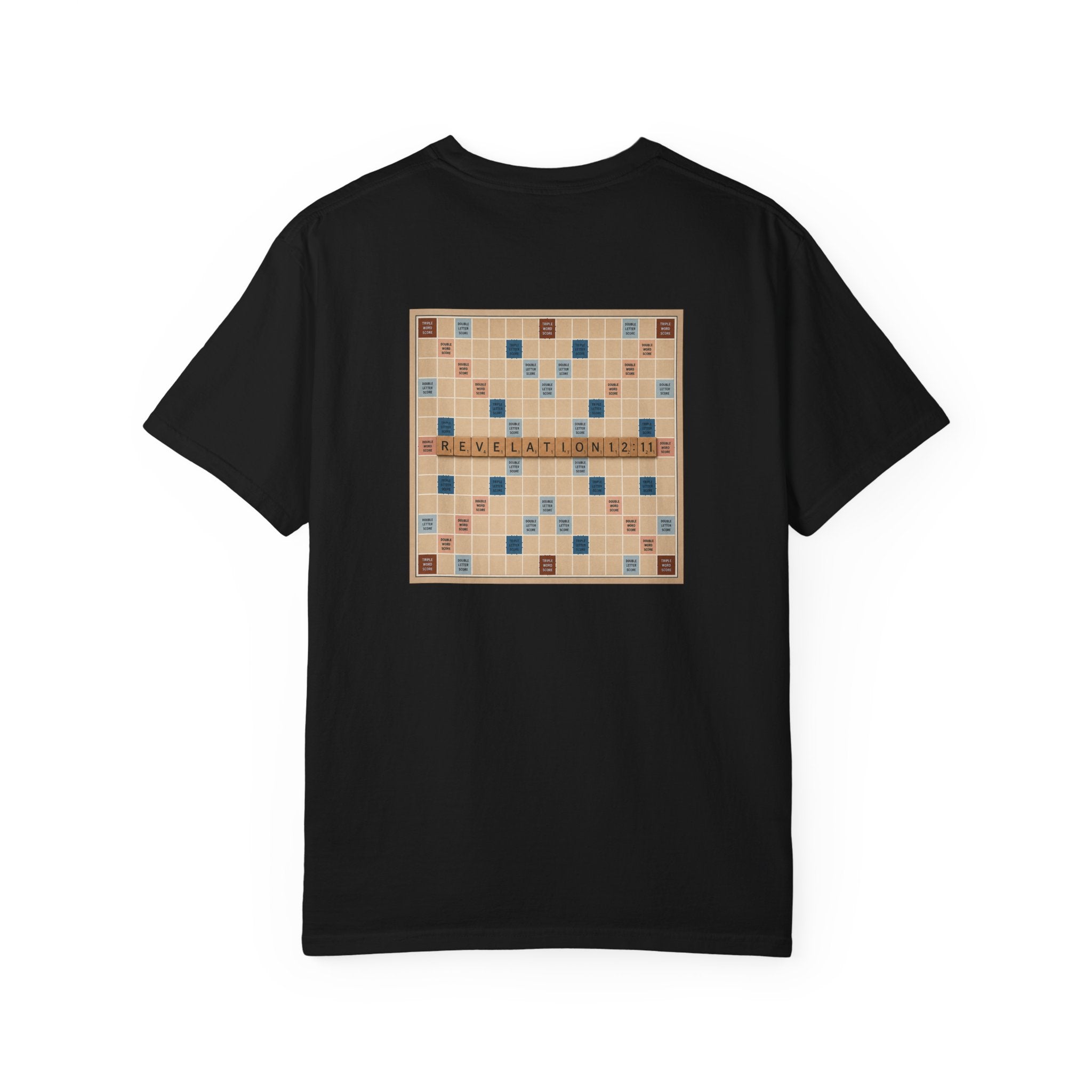 Unisex Garment-Dyed T-Shirt - Scrabble Revelations Game Board Set Gift