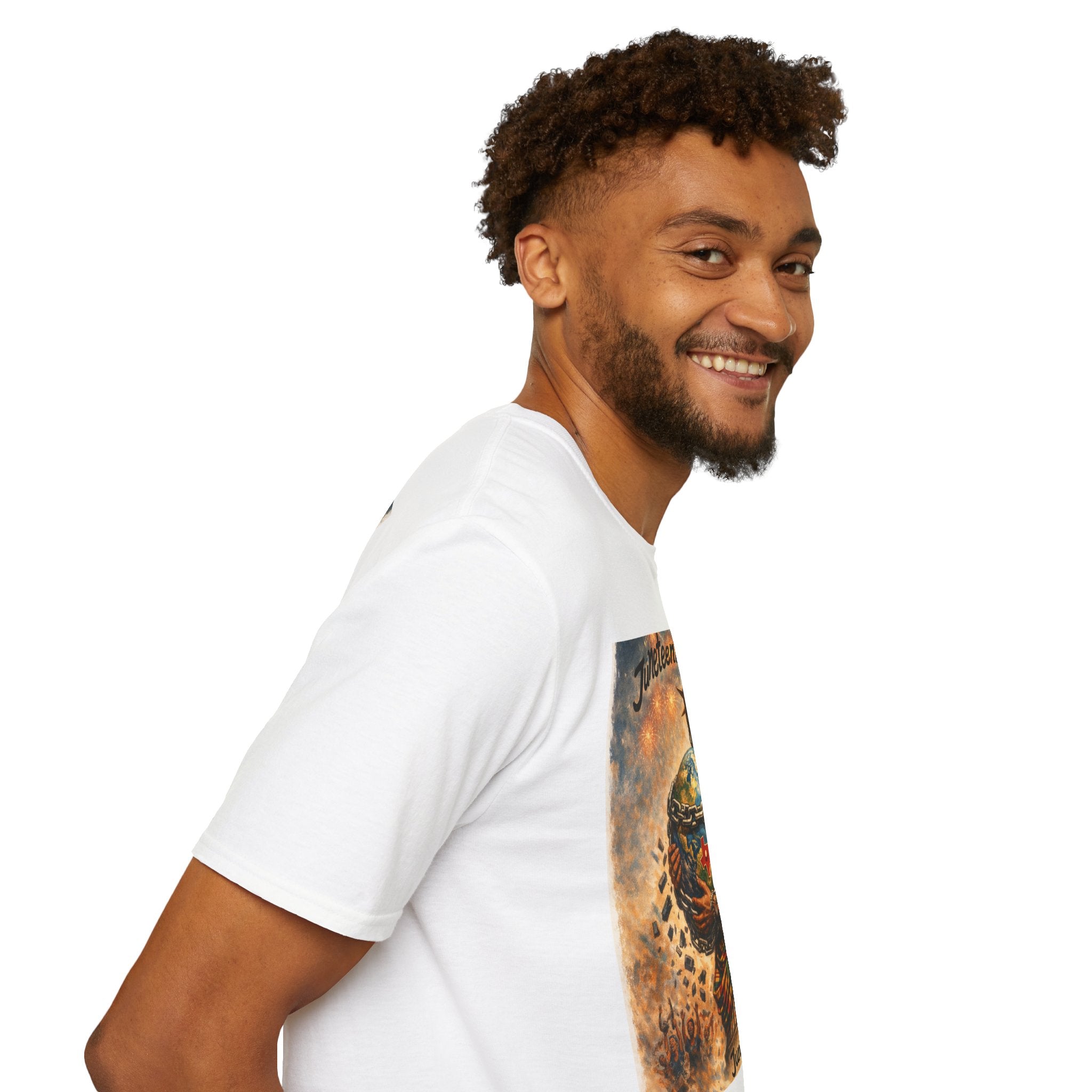 Juneteenth Distressed T-Shirts | Black History & Freedom Pride Tees (Set of 3 Designs)Matching Pet Apparel