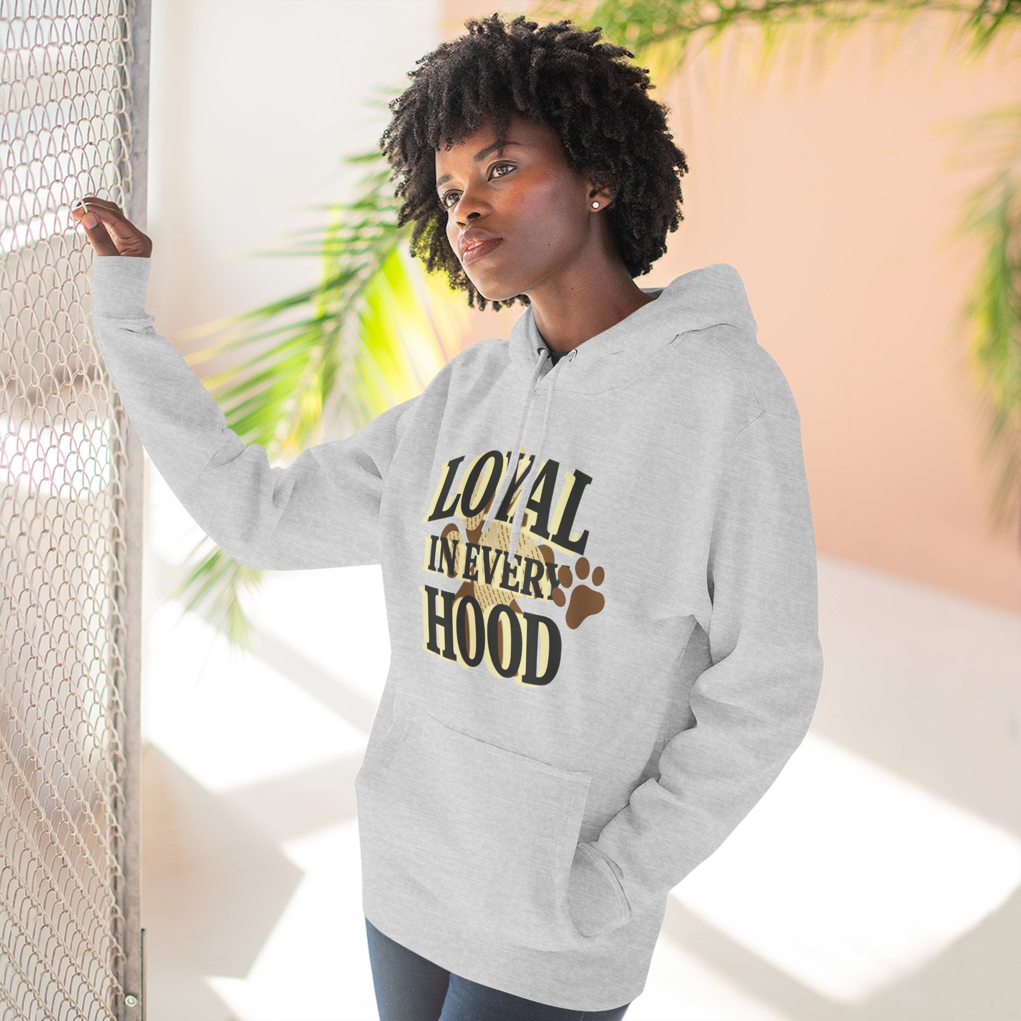 "Loyal in Every Hood" Fleece Three-Panel Hoodie
