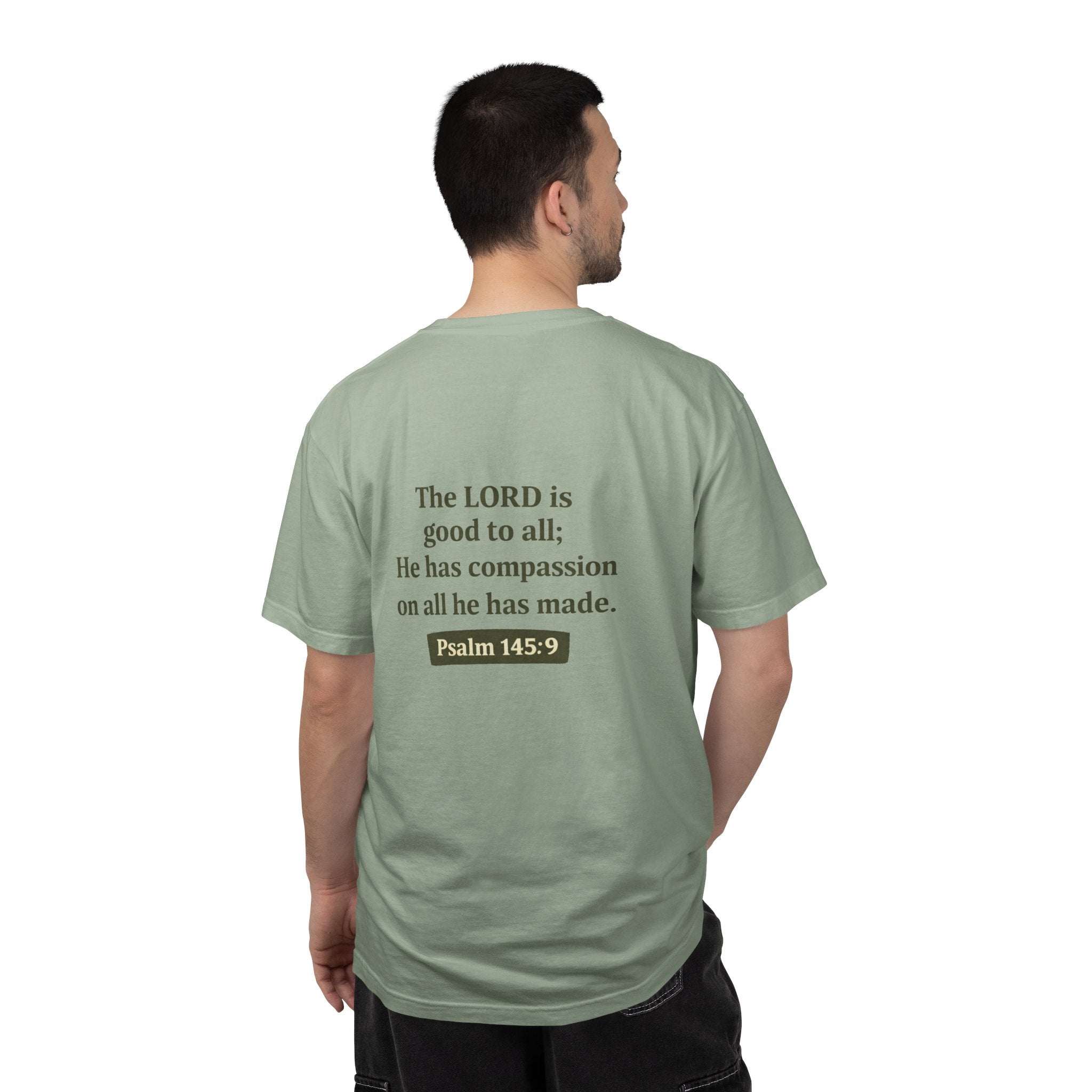 Compassion for All Creation T-Shirt — Psalm 145:9 Christian Graphic Tee,  Matching Pet Apparel Available
