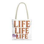 Life on Mars Tote Bag - UFO Space Exploration Design