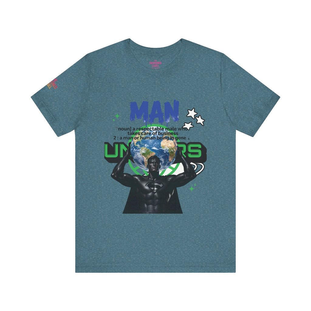 T-Shirt All Man, World on His Shoulders Trend Gift