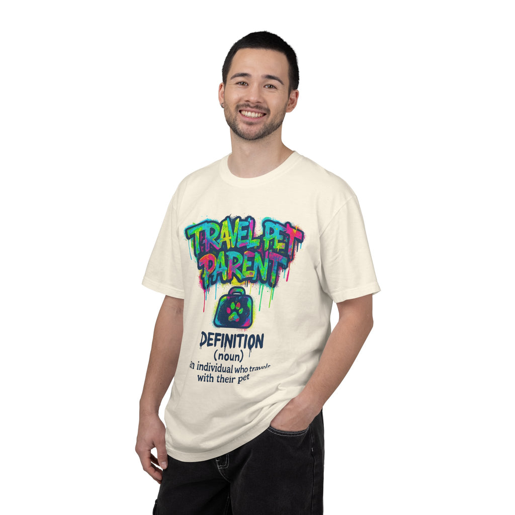 Travel Pet Parent T-shirt — Graffiti Design