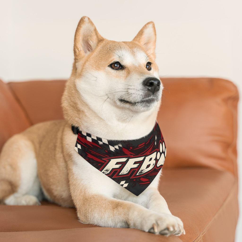 Fur Baby Pet Bandana Collar – Cute Paw Print Dog Scarf