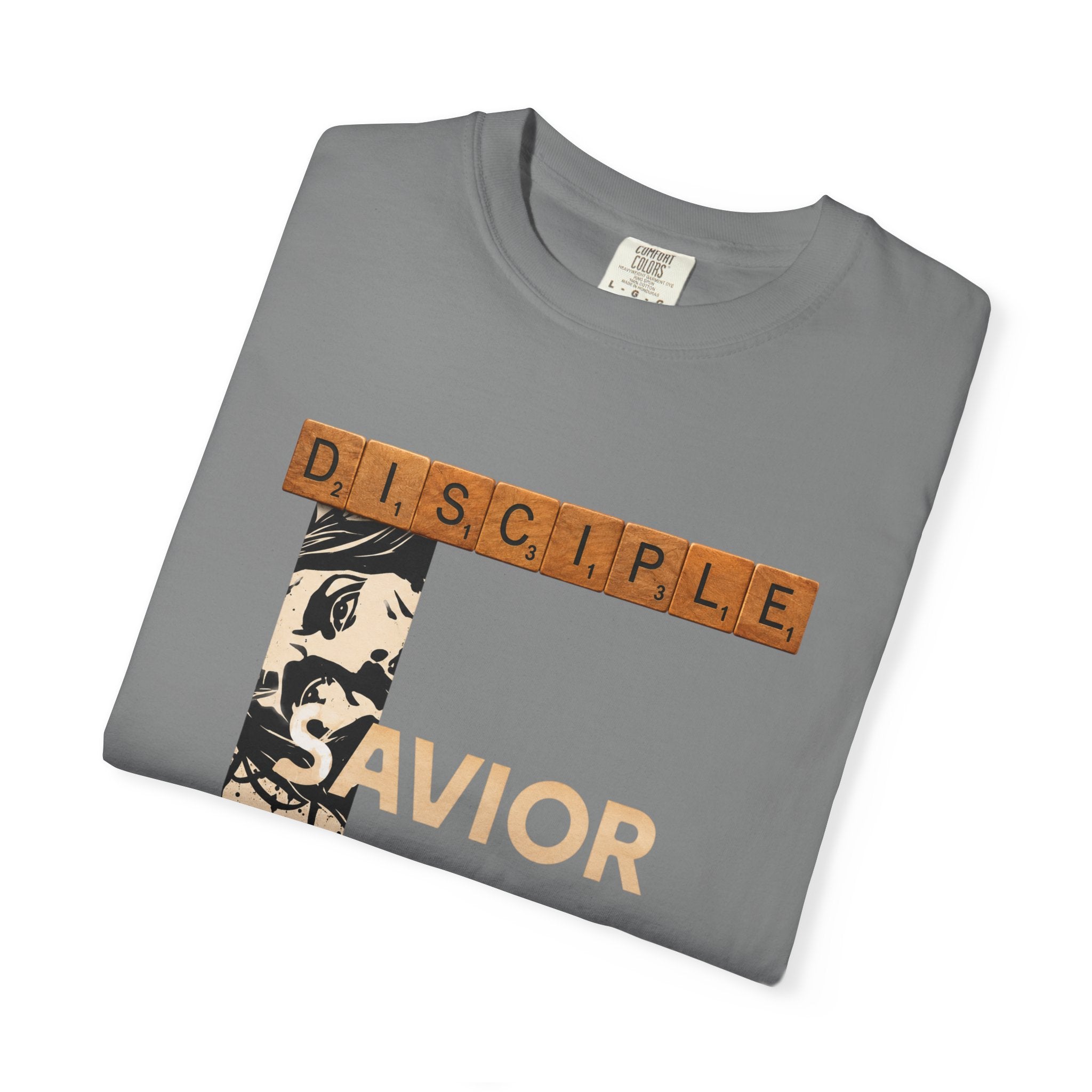 Unisex Garment-Dyed T-Shirt - Scrabble Revelations Game Board Set Gift