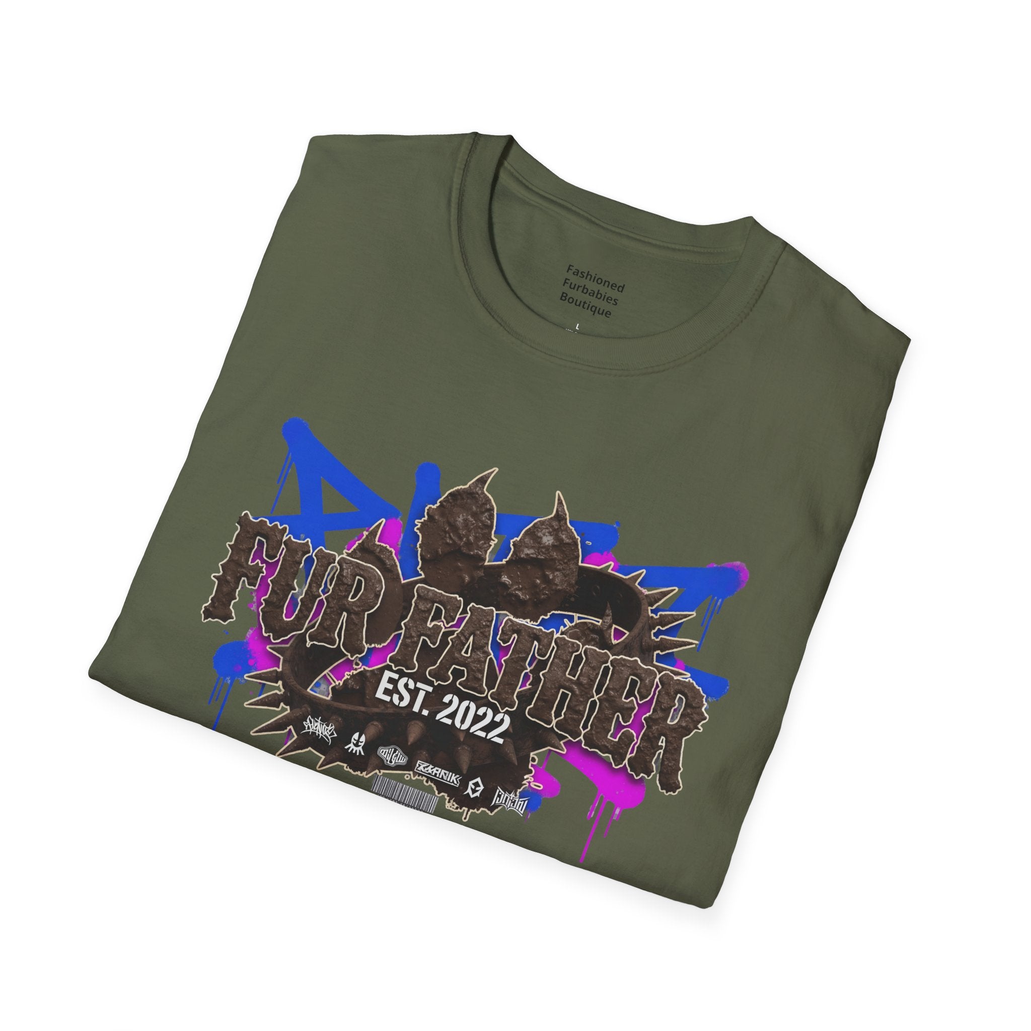 Graffiti Punk T-Shirt — "PUNKER" Est. 2022 Urban Streetwear