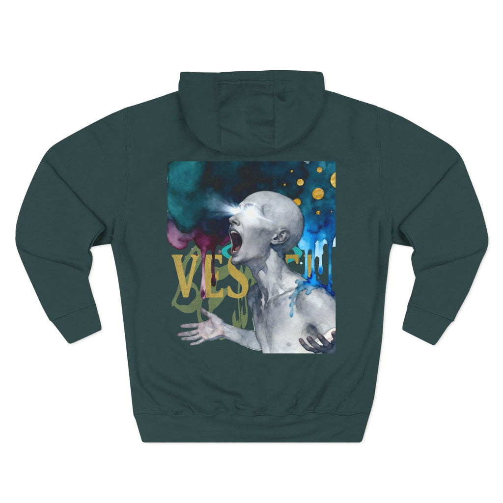 Vessel, Inspirational Three-Panel Fleece Hoodie -
