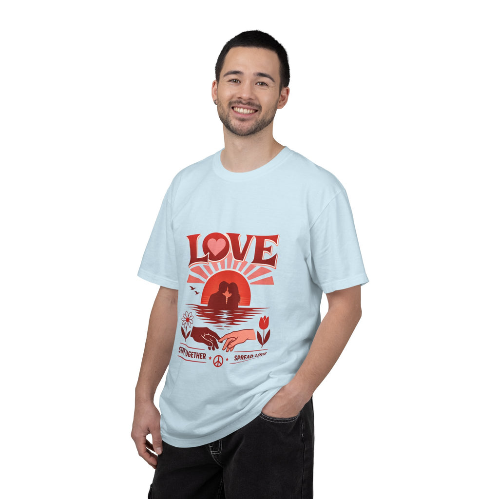 Love Graphic T‑Shirt — 'Stay Together, Spread Love' Retro