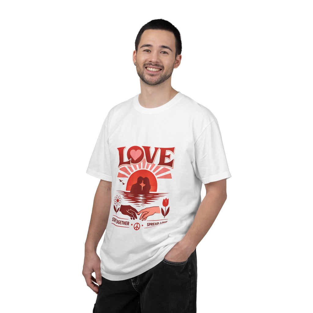 Love Graphic T‑Shirt — 'Stay Together, Spread Love' Retro