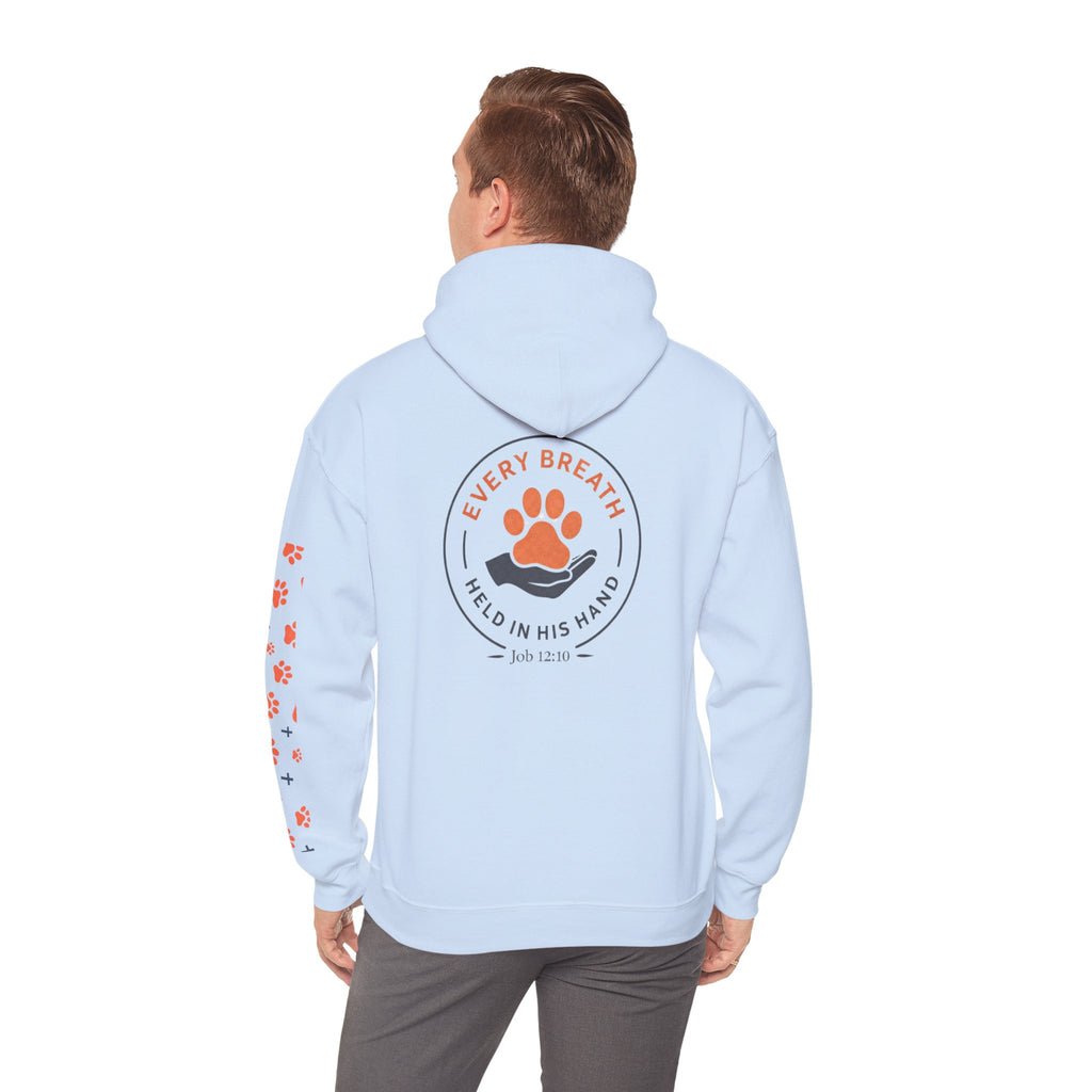 The Faith hoodie, along with coordinating pet hoodies and bandanas, are currently available.
