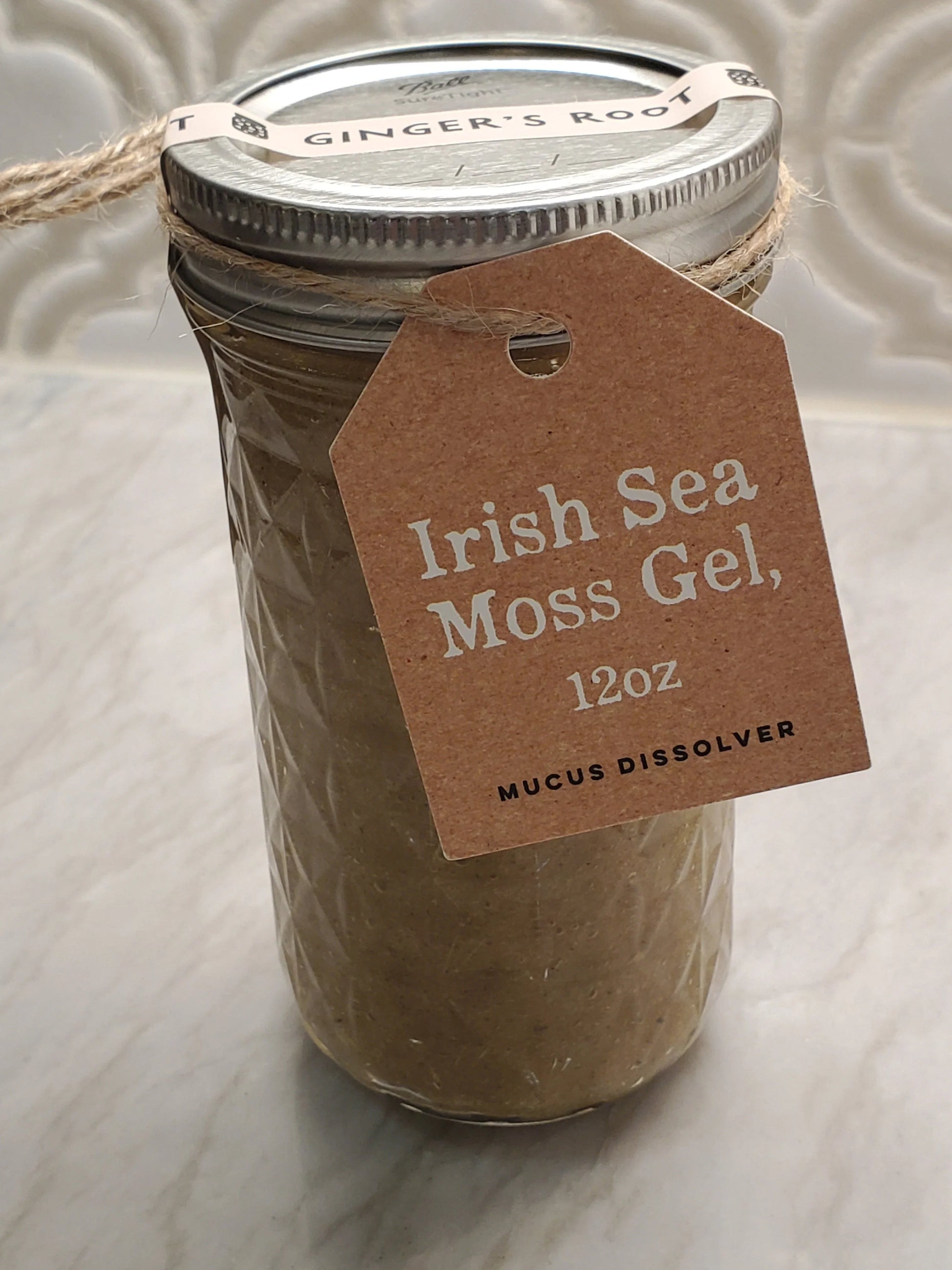 Sea Moss Gel with Bladderwrack and Burdock Root Ginger's Roots