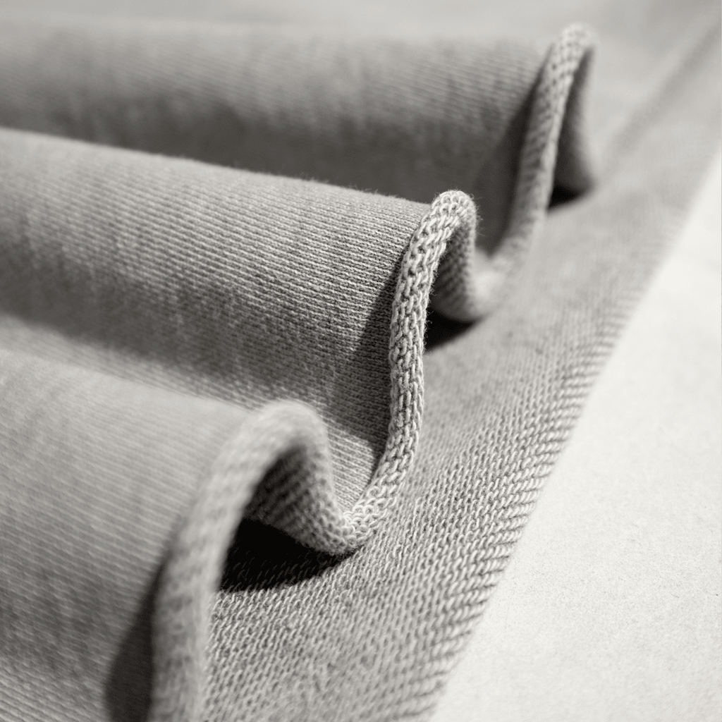 Washed Raw-Edge Cropped Crew Neck Sweatshirt