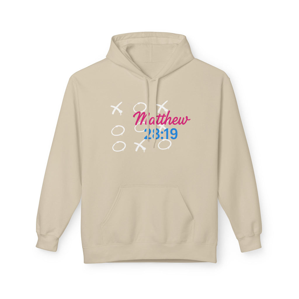 Tic Tac Toe Trinity Hoodie - God Jesus Holy Spirit