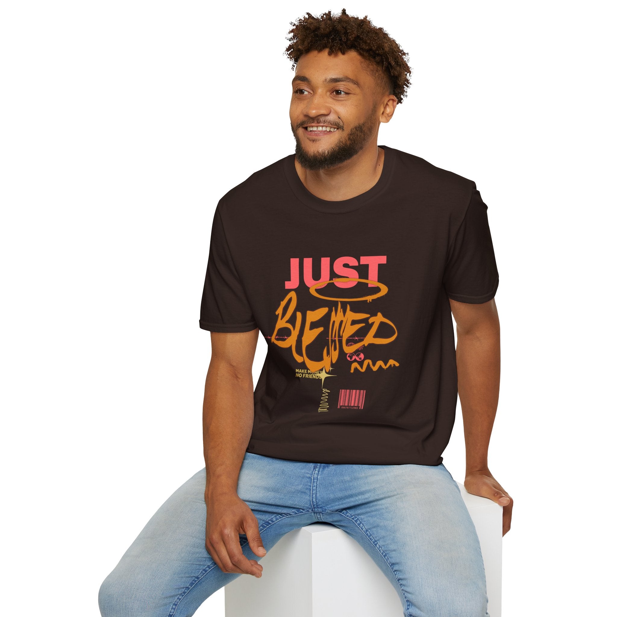 Just Blessed T-Shirt — Casual Inspirational Graphic Tee