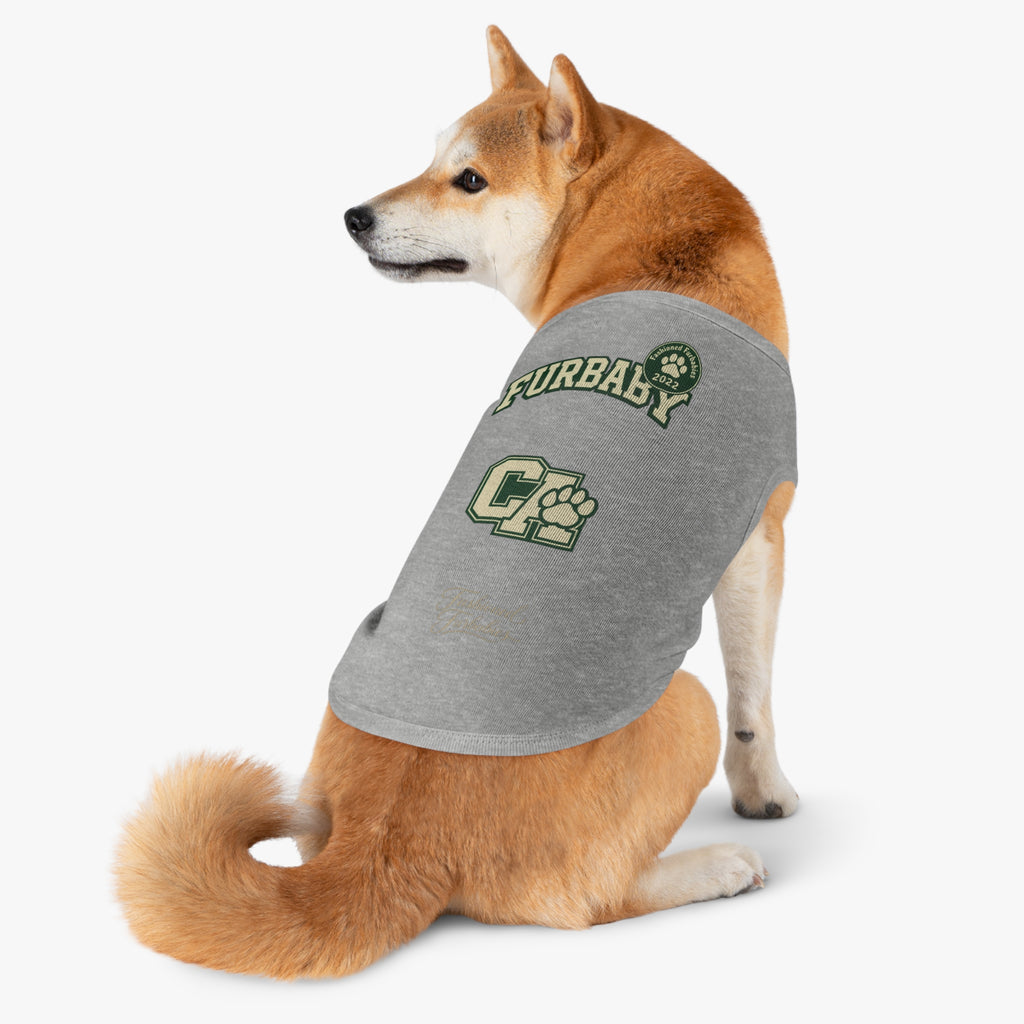 California Furbaby Varsity Pet Tank Top – Retro Collegiate Paw Club Dog Shirt