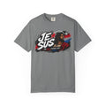 Jesus Retro Graphic T-Shirt — “J.E.SUS The Real Eternal Hero” Christian Vintage Tee