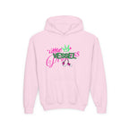 Youth Hoodie — “Little Vessels” Princess Christian Kids Sweatshirt (Mark 9:23, All Things Possible)