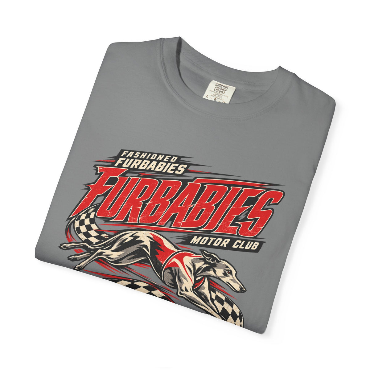 Fur Babies Vintage Racing Graphic T-Shirt