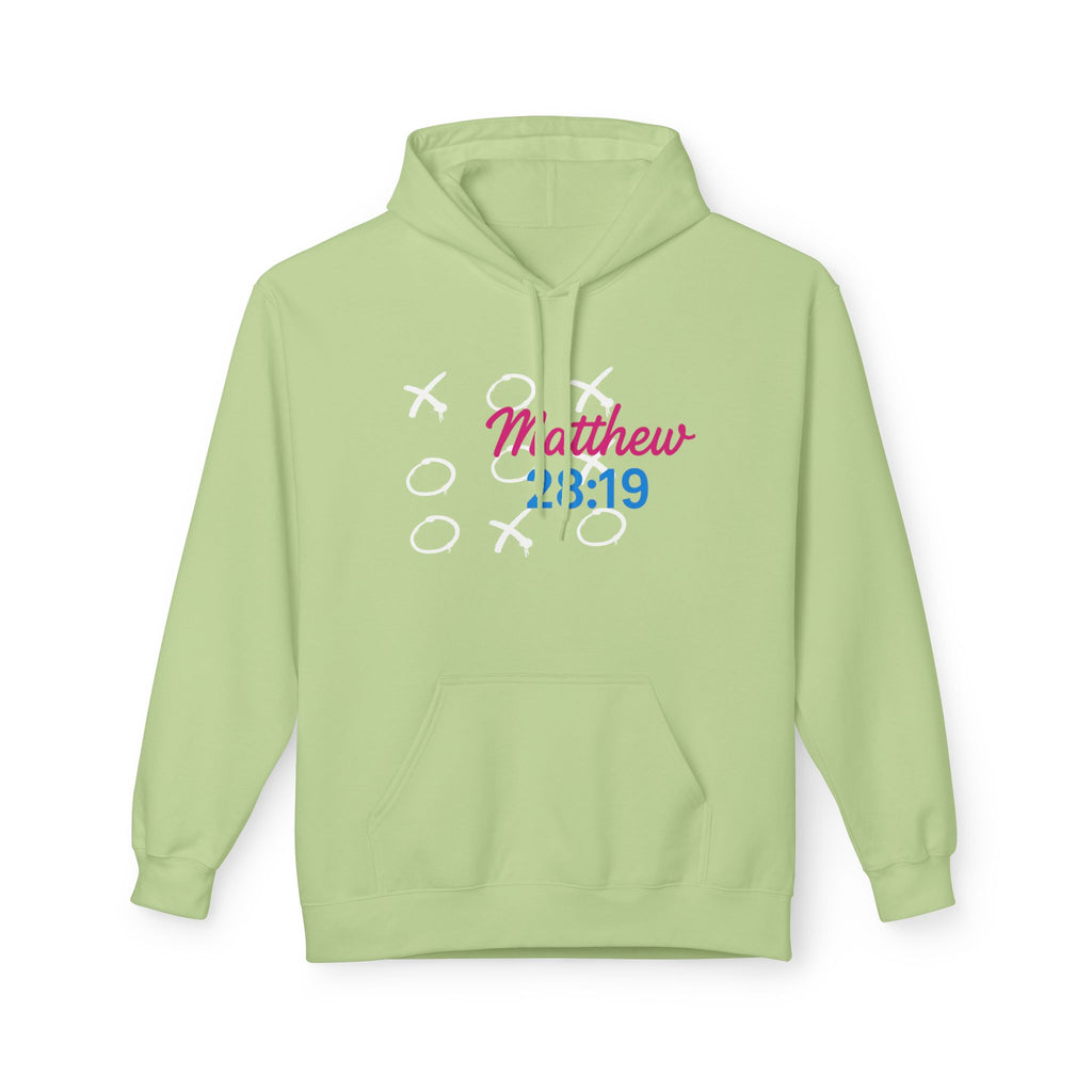 Tic Tac Toe Trinity Hoodie - God Jesus Holy Spirit