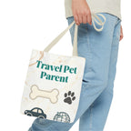 Travel Pet Tote Bag - Portable Carrier for Small Pets