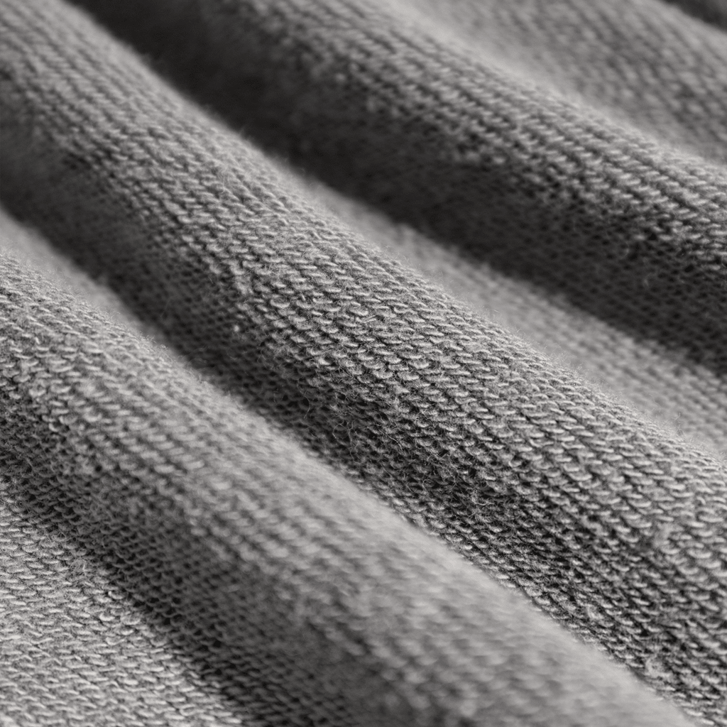 Washed Raw-Edge Cropped Crew Neck Sweatshirt