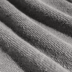 Washed Raw-Edge Cropped Crew Neck Sweatshirt