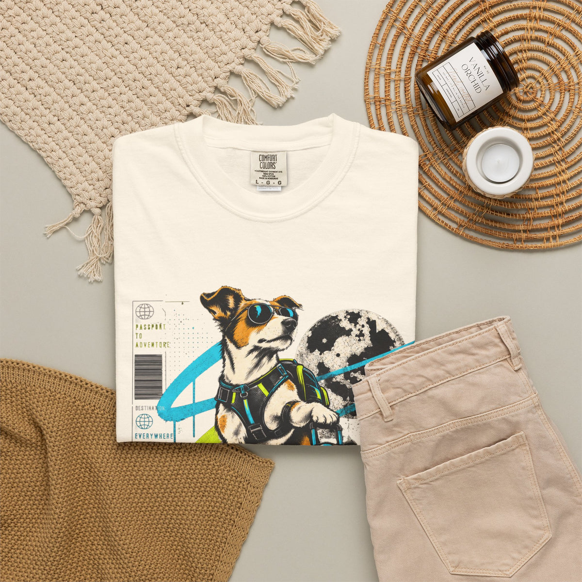 Paws & Passports Travel Dog T-Shirt