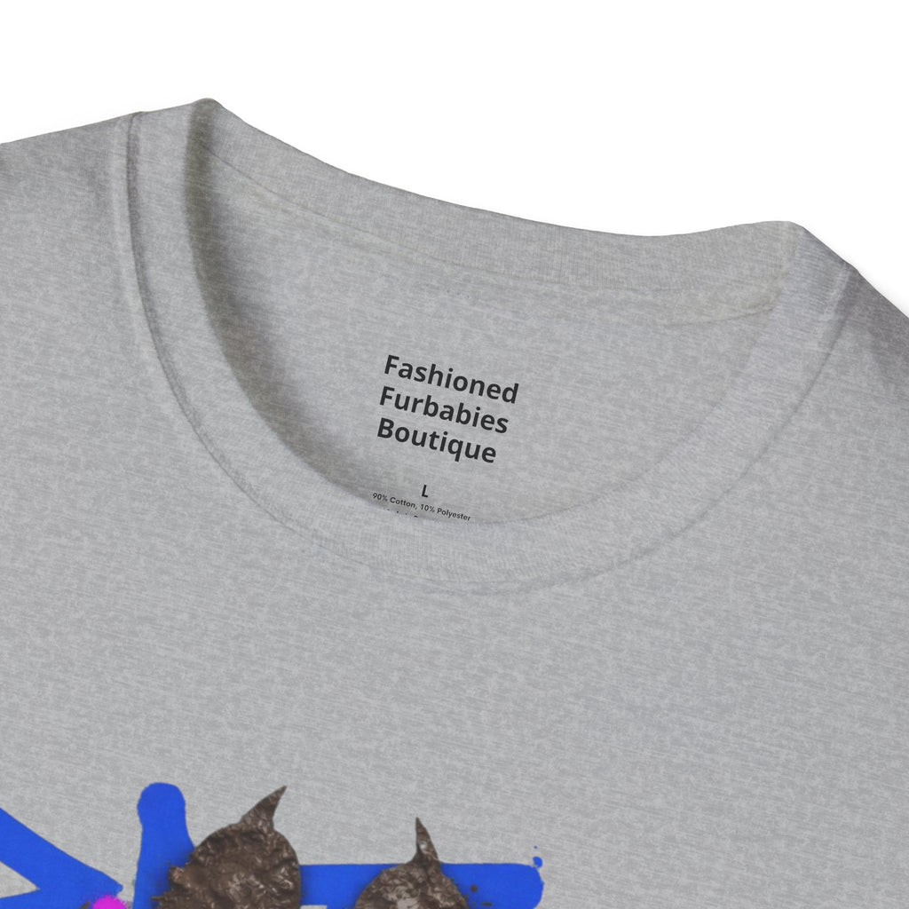 Graffiti Fur Father Punk T-Shirt — "PUNKER" Est. 2022 Urban Streetwear