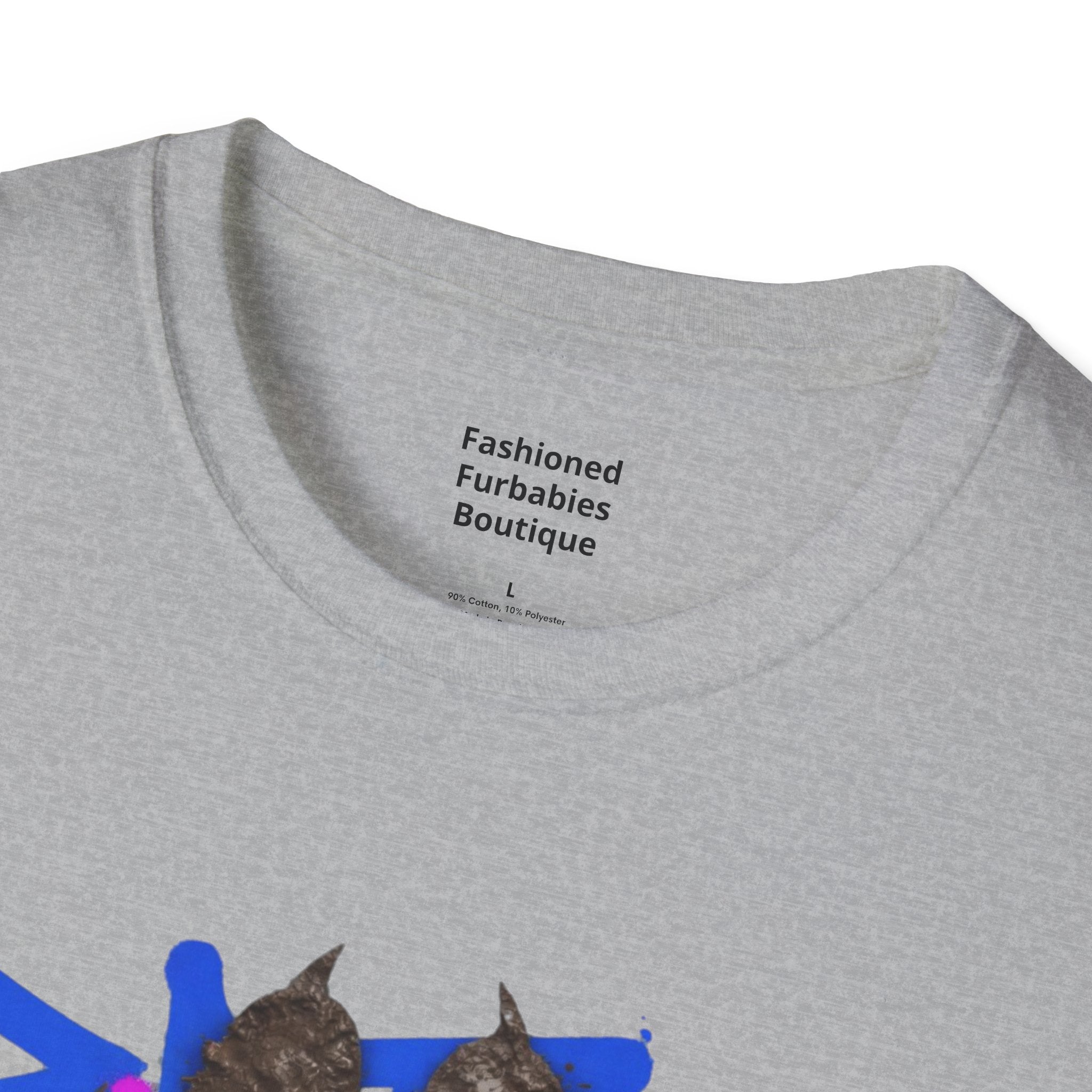 Graffiti Fur Father Punk T-Shirt — "PUNKER" Est. 2022 Urban Streetwear