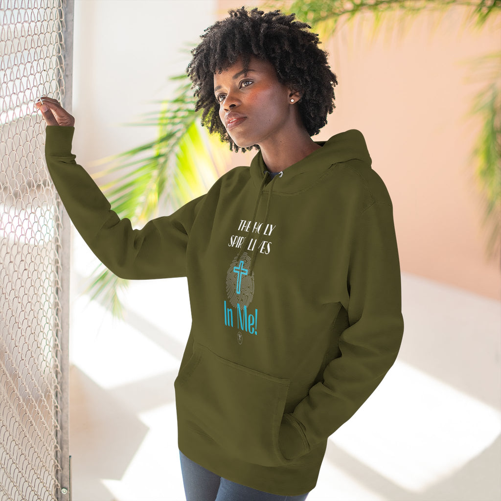 Holy Spirit Inspirational Fleece Hoodie - Faith Apparel