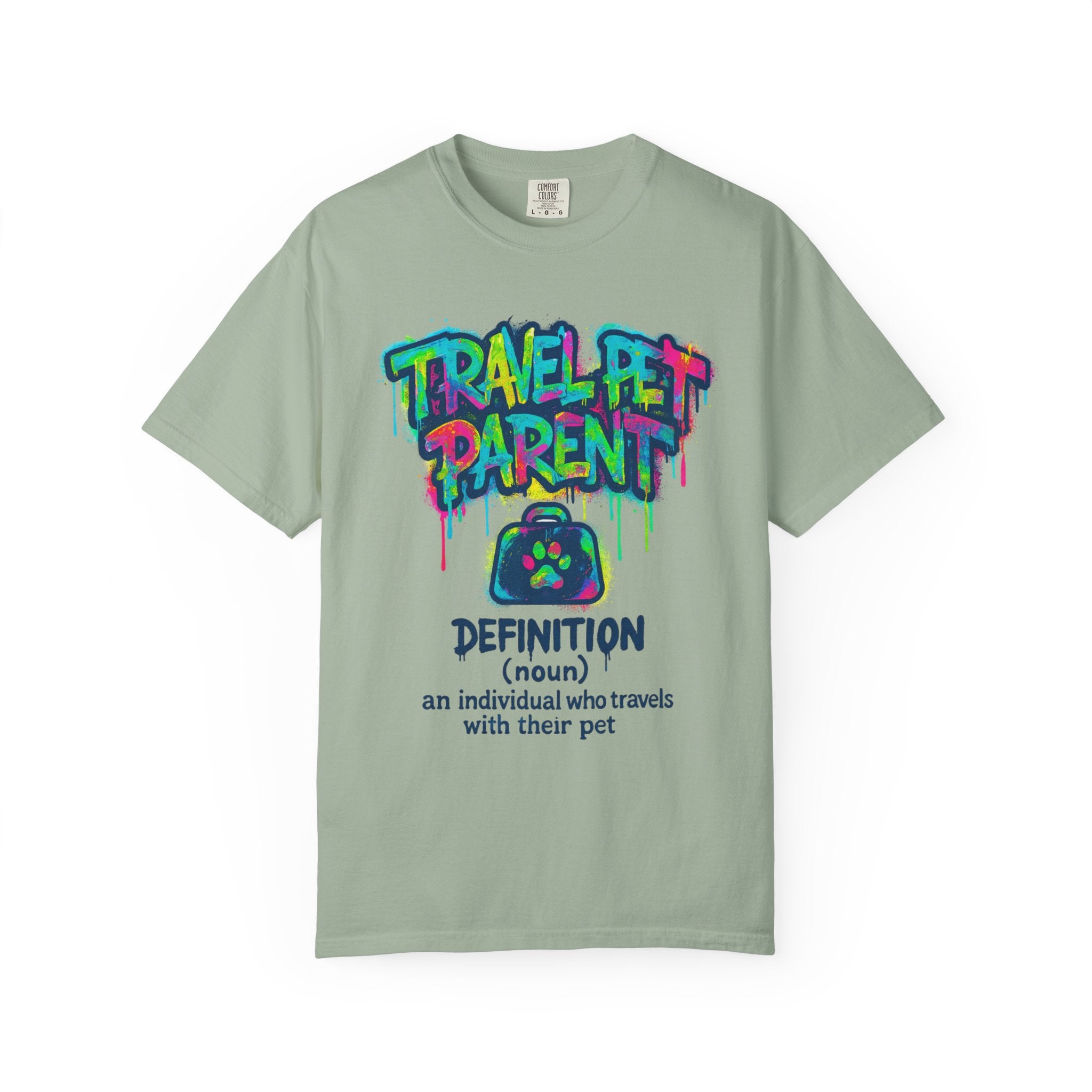 Travel Pet Parent T-shirt — Graffiti Design