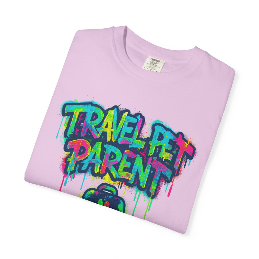 Travel Pet Parent T-shirt — Graffiti Design