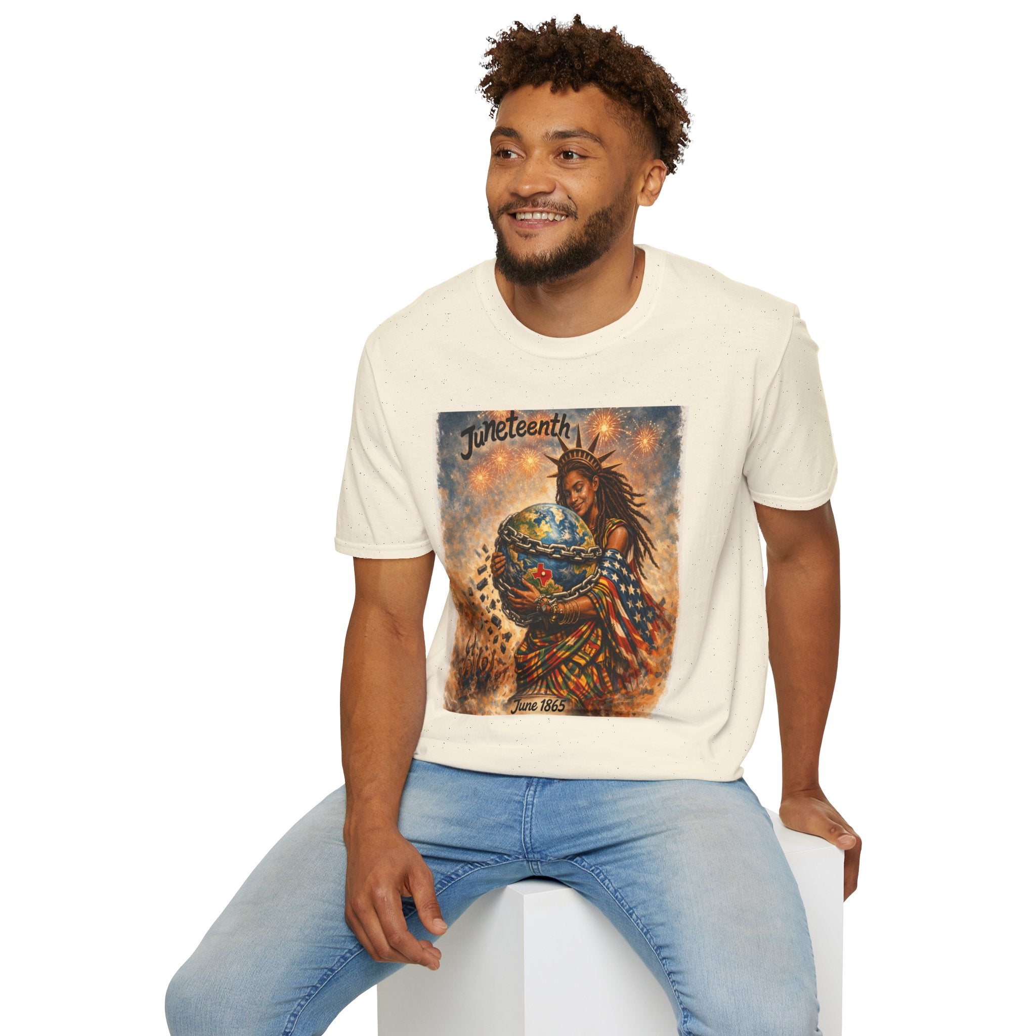 Juneteenth Distressed T-Shirts | Black History & Freedom Pride Tees (Set of 3 Designs)Matching Pet Apparel