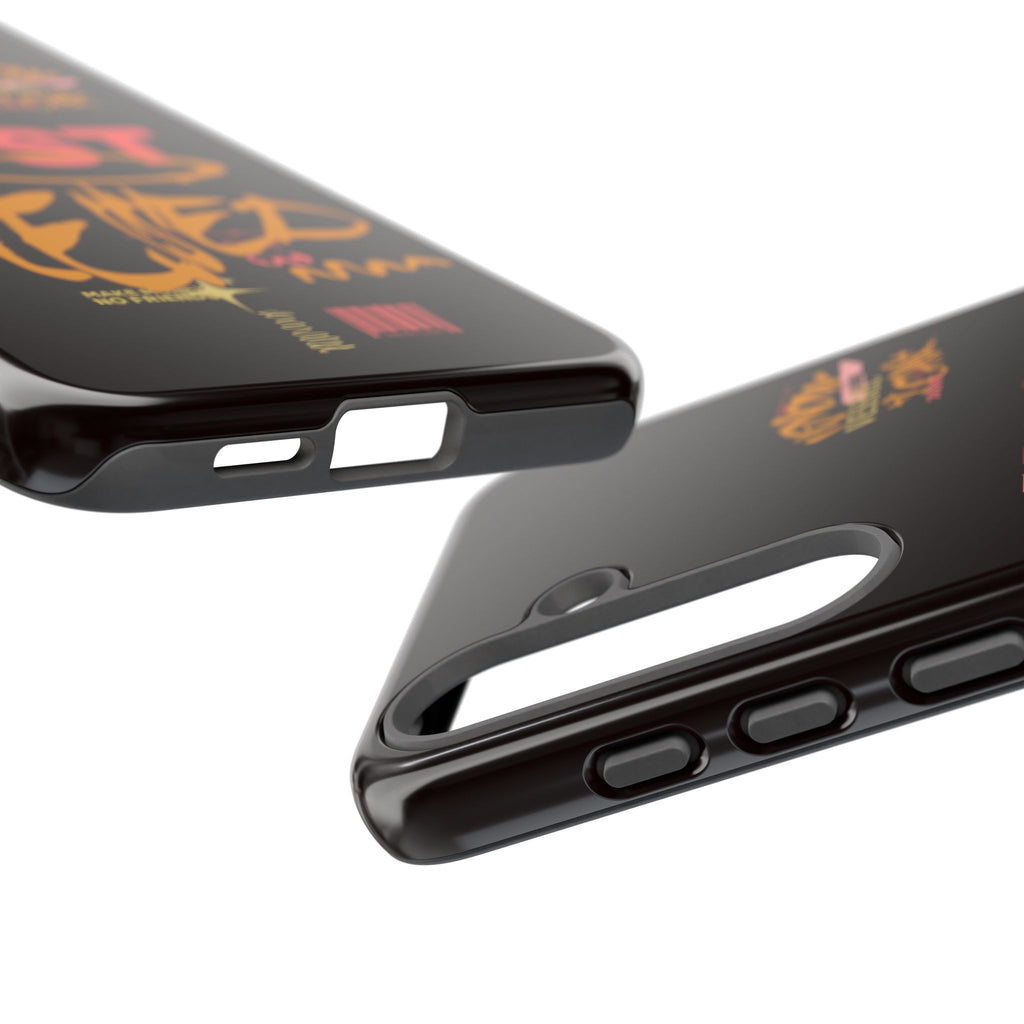 Phone Case — "Just Blessed" Bold Typographic Black Protective Case