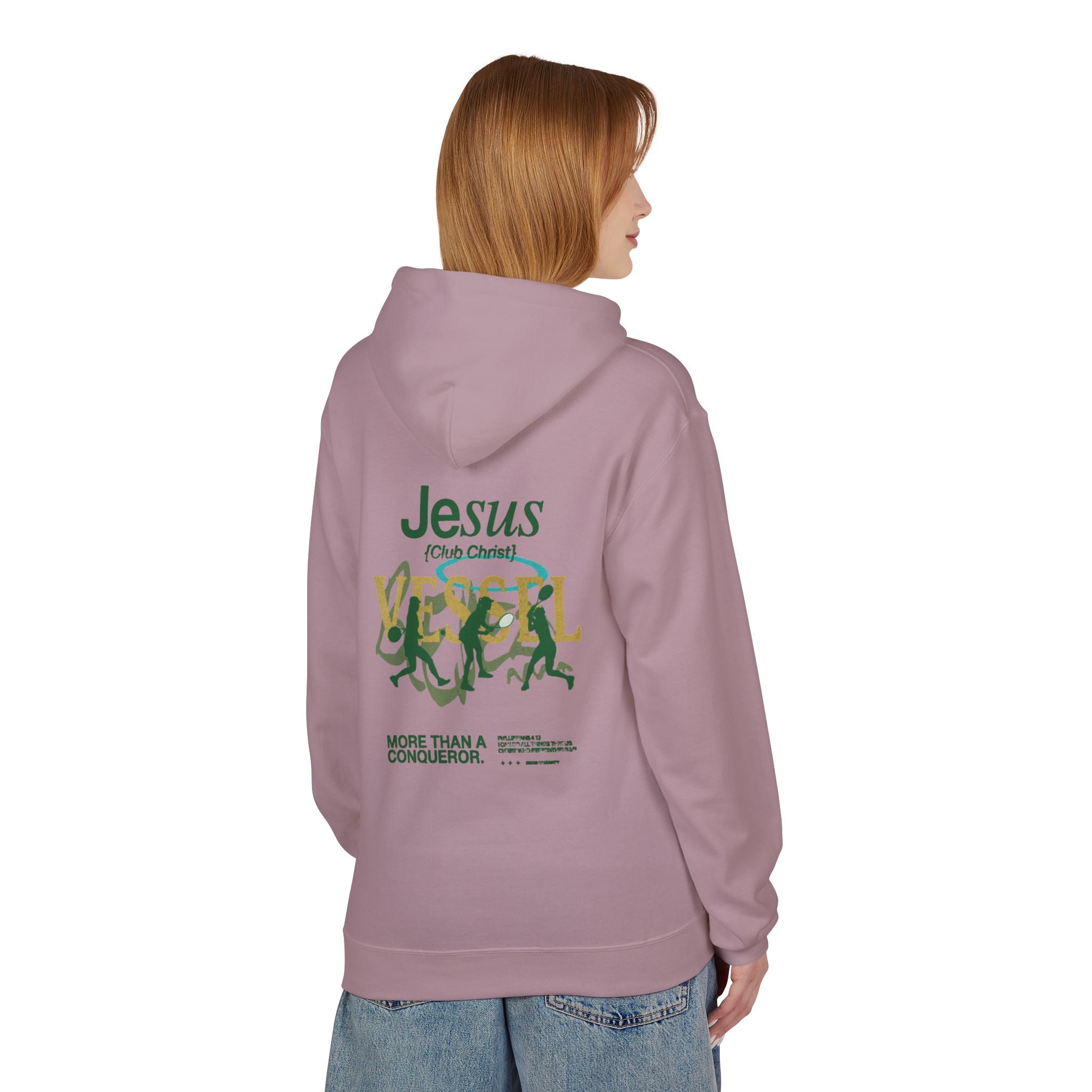 Jesus Athletic Club Hoodie — "Club Jesus" Graphic Hoodie