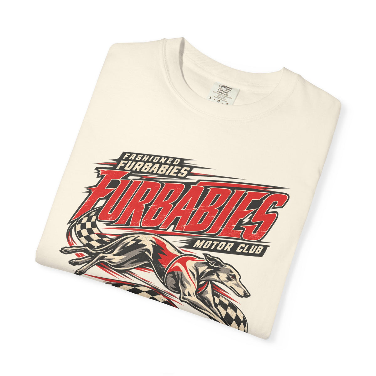 Fur Babies Vintage Racing Graphic T-Shirt