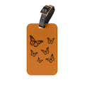 Monarch Butterfly Luggage Tag – Orange Travel ID Tag