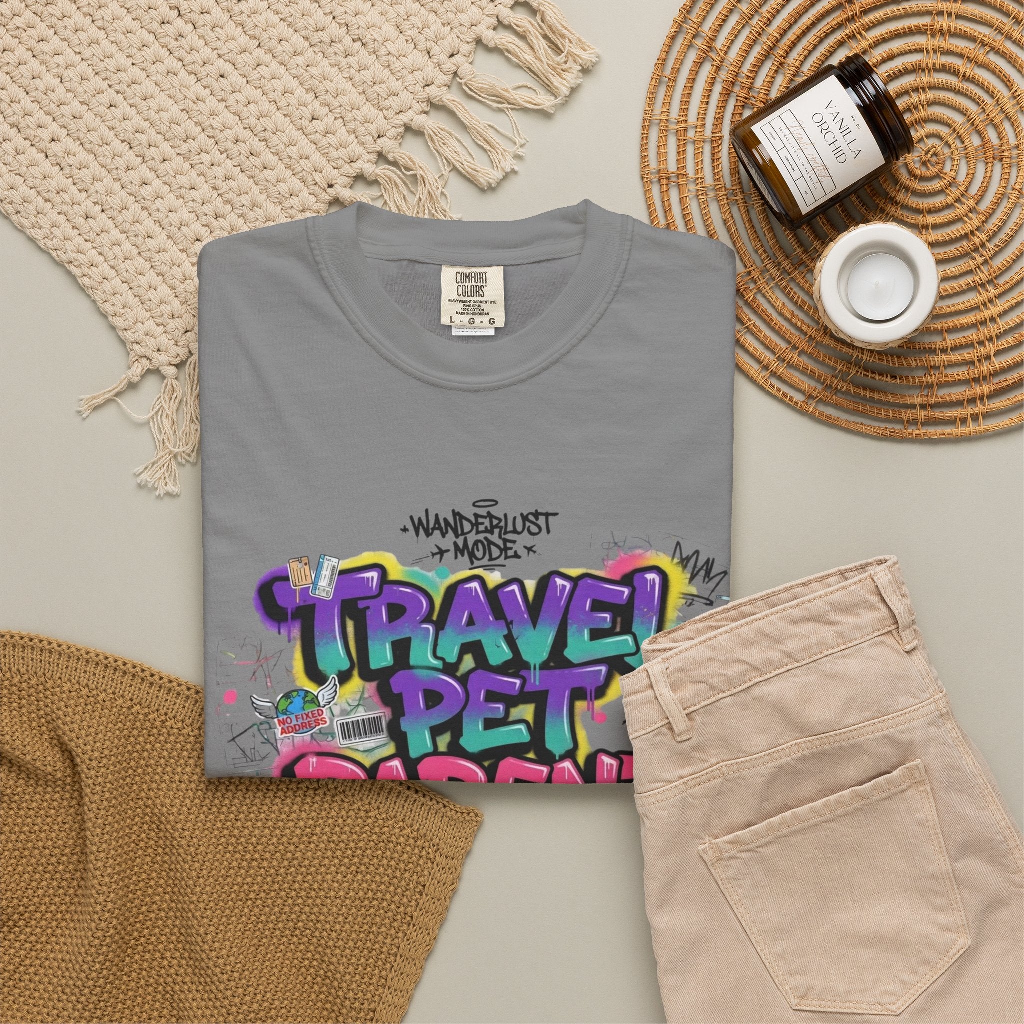 Pet Parent Travel T-Shirt — 'Travel Pet Parent' Design for Dog & Cat Lovers