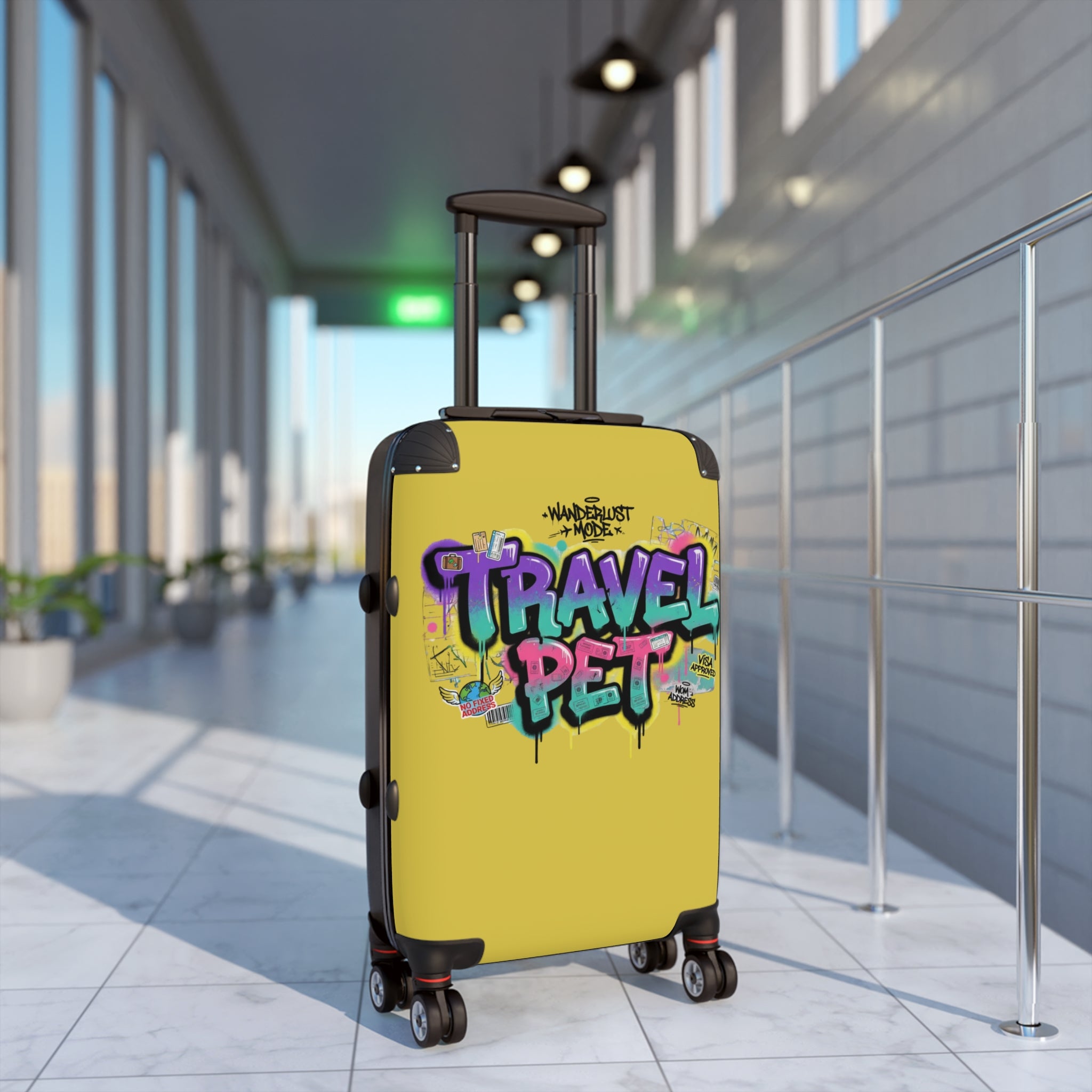 Pet Parent Travel Suitcase — 'Travel Pet' Luggage for Pet Owners