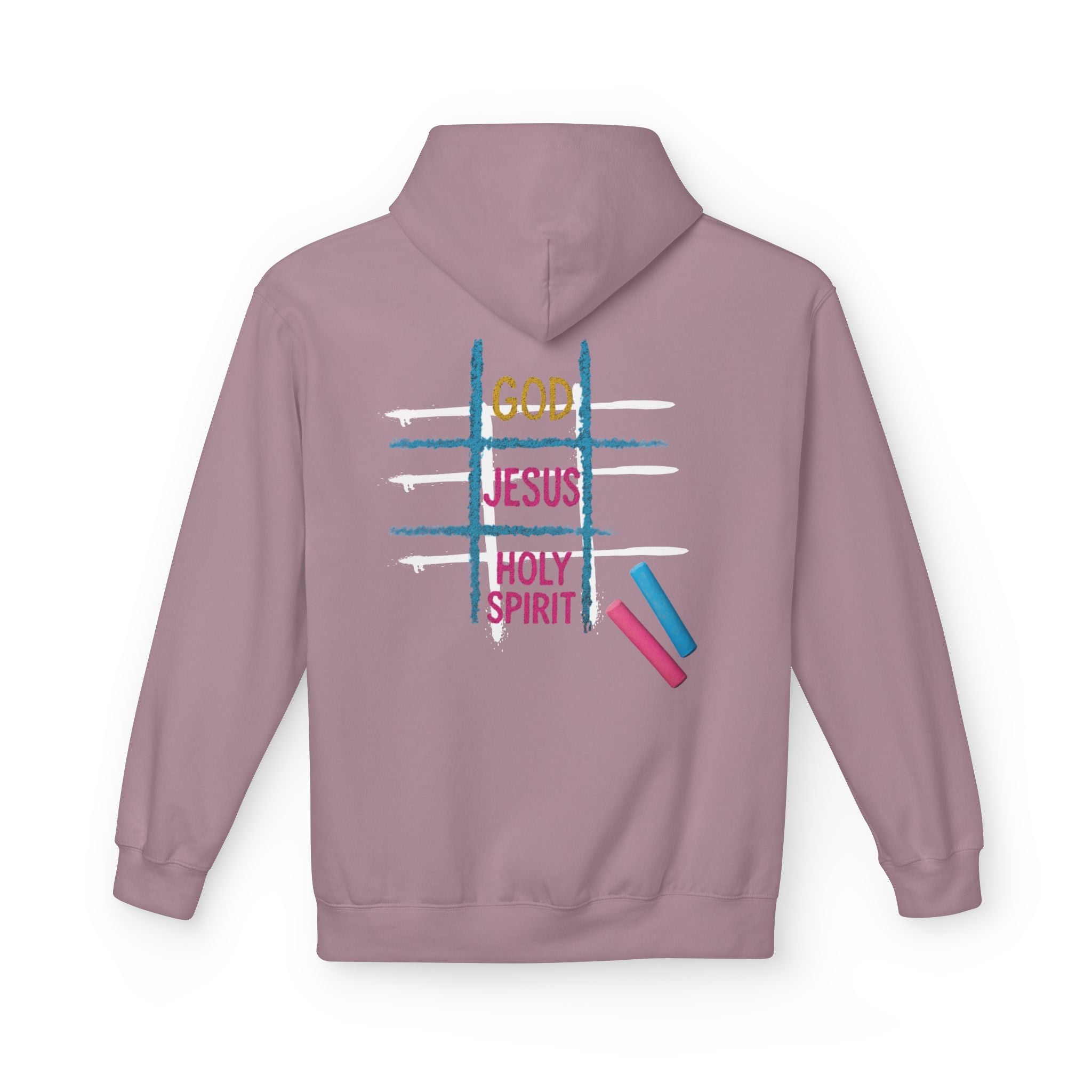 Tic Tac Toe Trinity Hoodie - God Jesus Holy Spirit