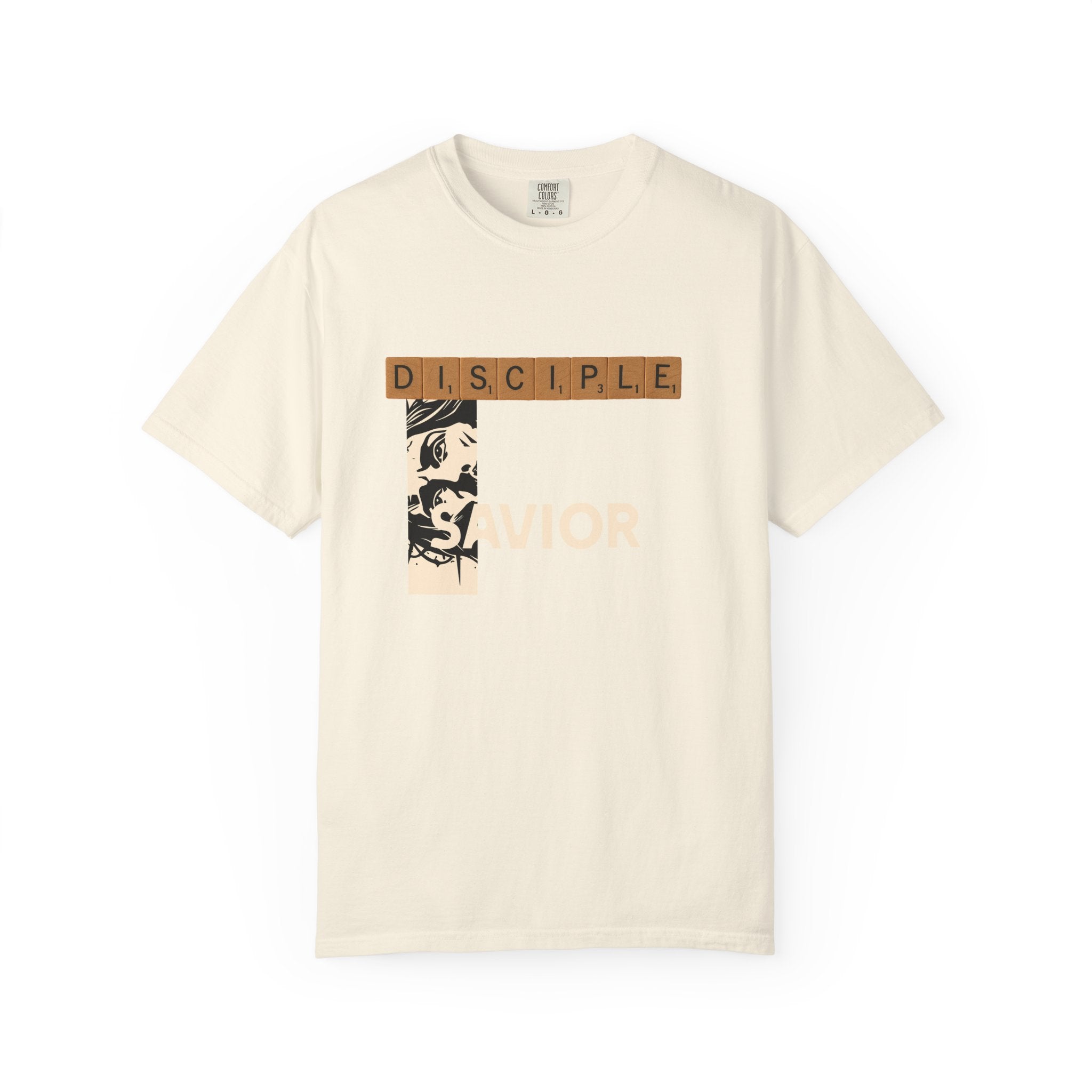 Unisex Garment-Dyed T-Shirt - Scrabble Revelations Game Board Set Gift