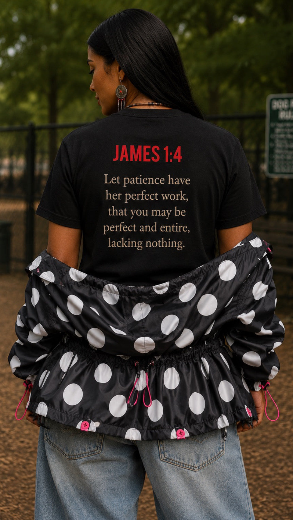 North Carolina, Atlanta California,Tshirts — Matching Scripture on Back