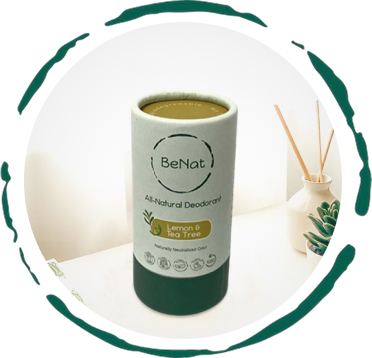 All Natural, Plastic-Free Deodorants BeNat